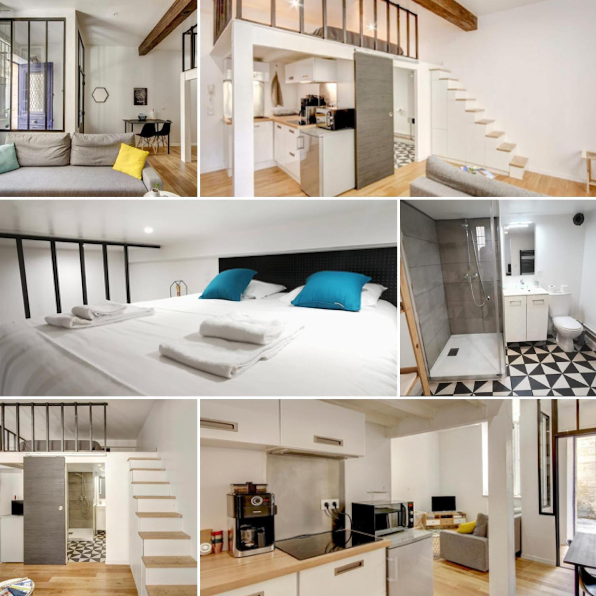 Charmant Studio Loft Au Coeur De Bordeaux Eksteriør bilde