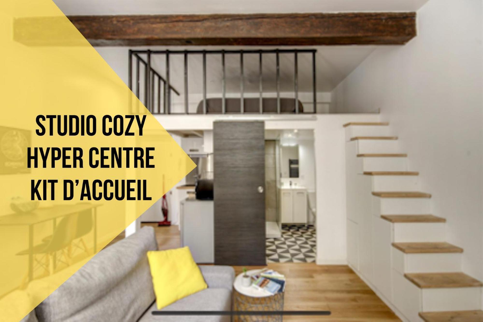 Charmant Studio Loft Au Coeur De Bordeaux Eksteriør bilde